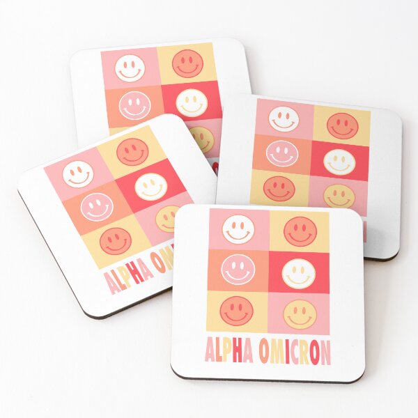 Item preview, Alpha Omicron Smiley Face designed and sold by Emily Bauknight.