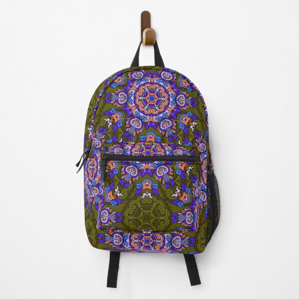 Item preview, Colorful Ethnic Indian Floral pattern - IC007 designed and sold by Art-by-Geoff.
