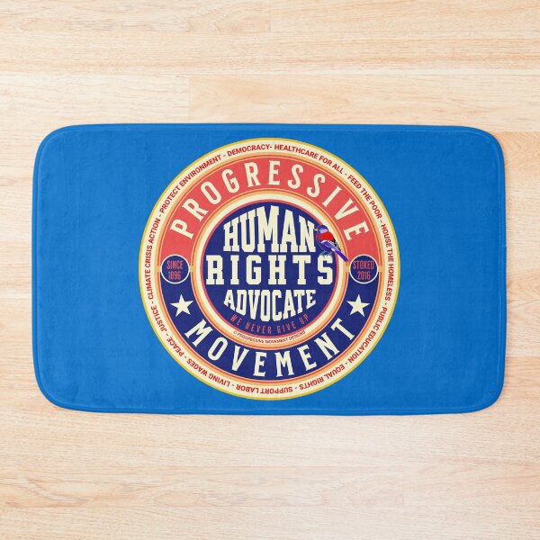 Item preview, PMD00565 Progressive Movement Designs Human Rights Advocate sign shows you support progressive policy goals for progressive Democrats, progressive Independents and Bernie Sanders supporters designed and sold by ProgressiveLeft.
