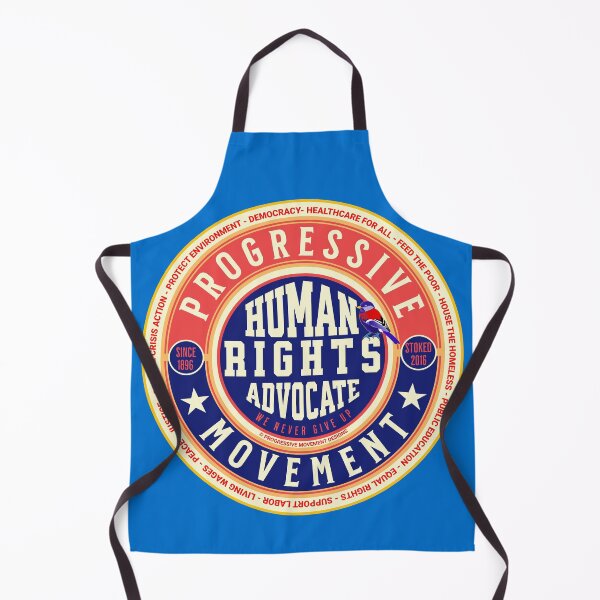 Item preview, PMD00565 Progressive Movement Designs Human Rights Advocate sign shows you support progressive policy goals for progressive Democrats, progressive Independents and Bernie Sanders supporters designed and sold by ProgressiveLeft.