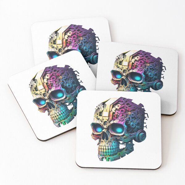 Item preview, Techno Skull designed and sold by NazarART.