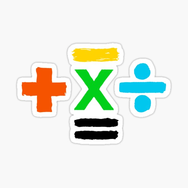 ed sheeran mathematics Sticker