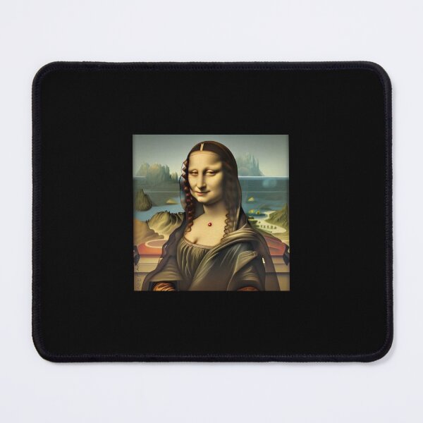 Item preview, Mona Lisa (Ugly AI Portrait) designed and sold by UglyAIArtwork.
