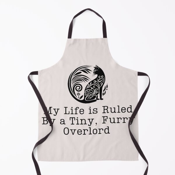 Item preview, Life Is Ruled By a Tiny Furry Overlord Cat Art designed and sold by Cheeeeky.