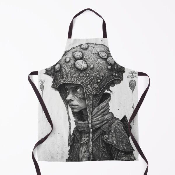 Item preview, Ancient Mushies - Black and White designed and sold by WilbDigital.