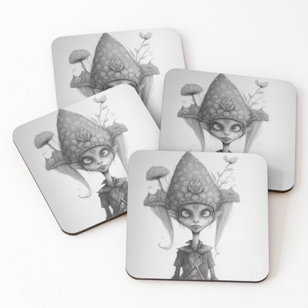 Item preview, Ancient Mushies - Black and White designed and sold by WilbDigital.
