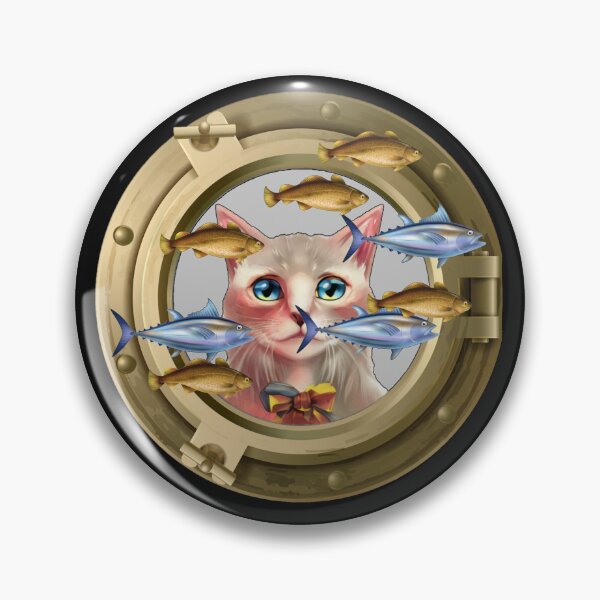 Item preview, Cat and Fish designed and sold by Airdale Navy.