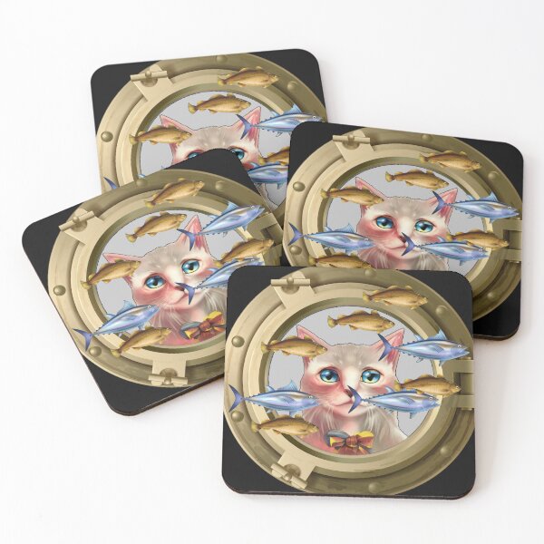 Item preview, Cat and Fish designed and sold by Airdale Navy.