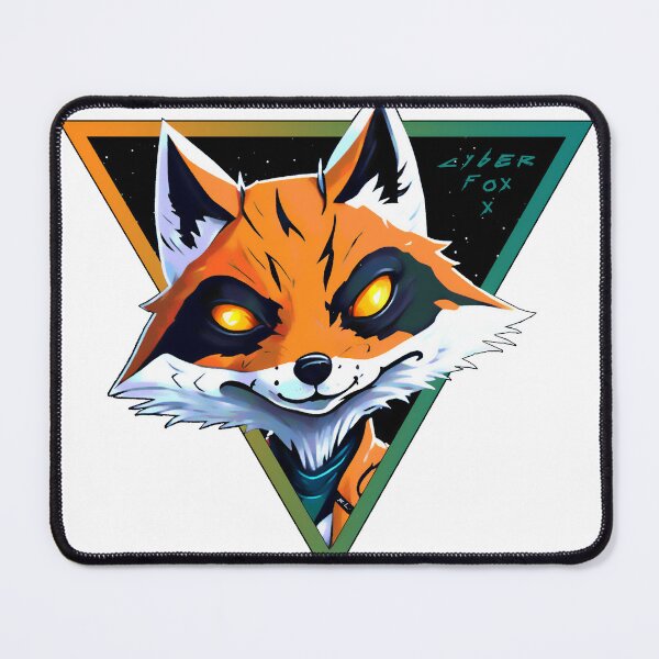 Item preview, Cyber Fox sticker designed and sold by Rusty lynx Design.