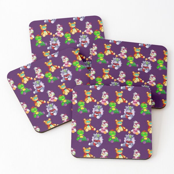 Item preview, Repeating pattern plush fnaf friends designed and sold by Kethree-Creates.