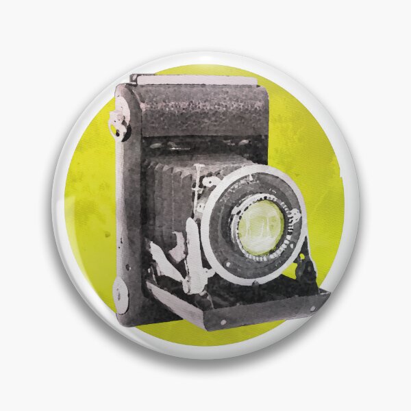 Item preview, Retro camera in watercolor designed and sold by thelazypigeon.