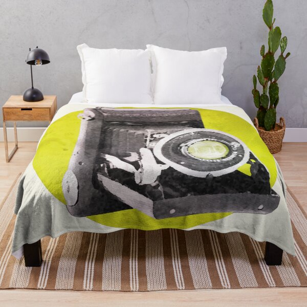 Item preview, Retro camera in watercolor designed and sold by thelazypigeon.