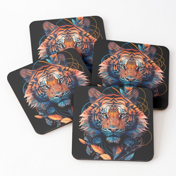 Item preview, Abstract tiger designed and sold by AdamPolak.