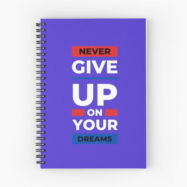 Item preview, never give up on your dreams designed and sold by shopnowmix.