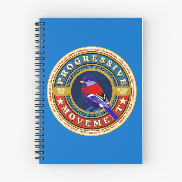 Item preview, PMD00567 Progressive Movement Designs Red White Blue bird shows you support progressive policy goals for progressive Democrats, progressive Independents and Bernie Sanders supporters designed and sold by ProgressiveLeft.