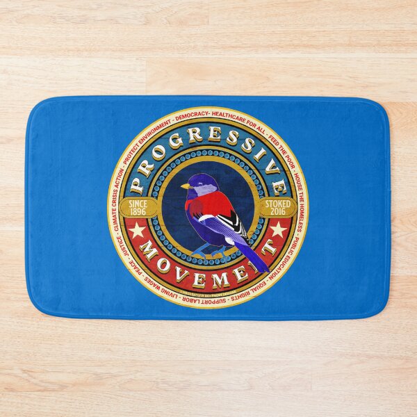 Item preview, PMD00567 Progressive Movement Designs Red White Blue bird shows you support progressive policy goals for progressive Democrats, progressive Independents and Bernie Sanders supporters designed and sold by ProgressiveLeft.