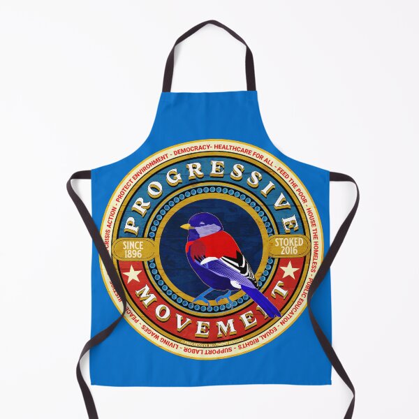 Item preview, PMD00567 Progressive Movement Designs Red White Blue bird shows you support progressive policy goals for progressive Democrats, progressive Independents and Bernie Sanders supporters designed and sold by ProgressiveLeft.