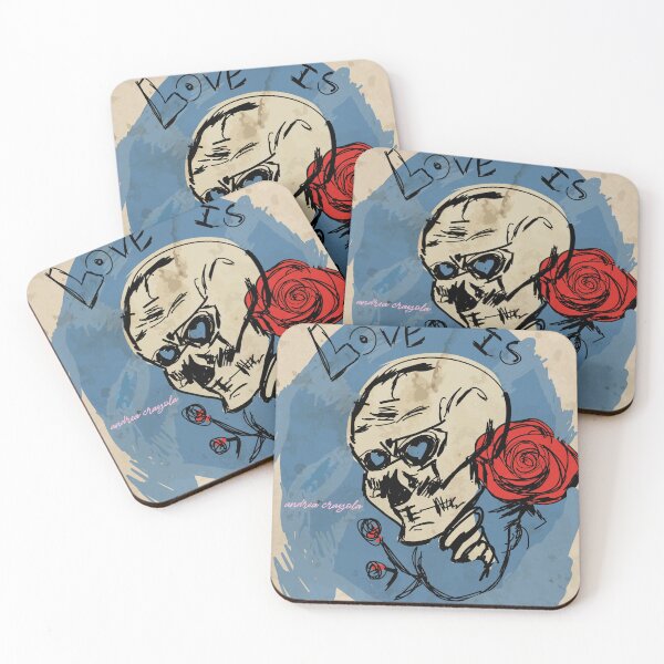 Item preview, skull in love designed and sold by Andrea Crayola.