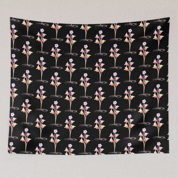 Aperçu de l'œuvre Oconee Bells Flower - Black créée et vendue par JaselviiStudio.