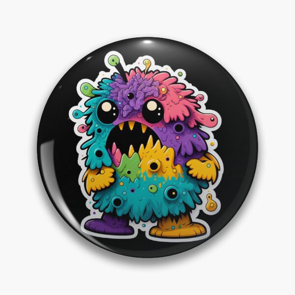 Item preview, Colorful Monster Die Cut Sticker designed and sold by kfir marco.