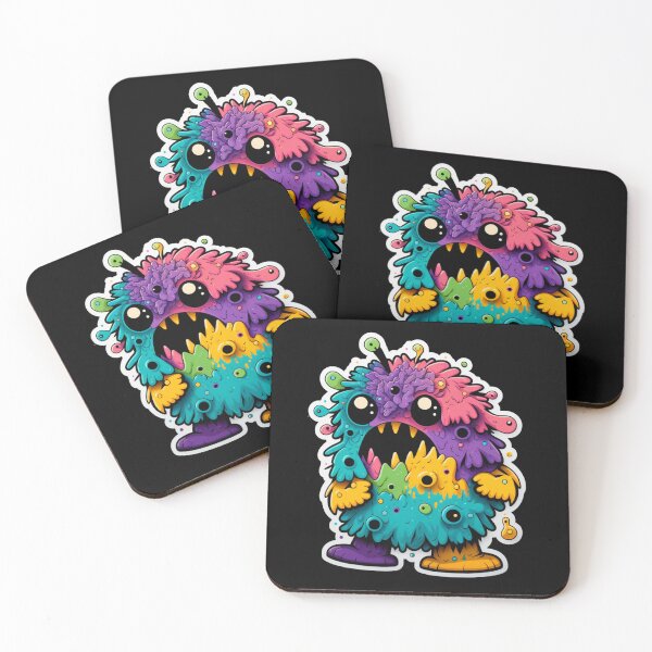 Item preview, Colorful Monster Die Cut Sticker designed and sold by kfir marco.