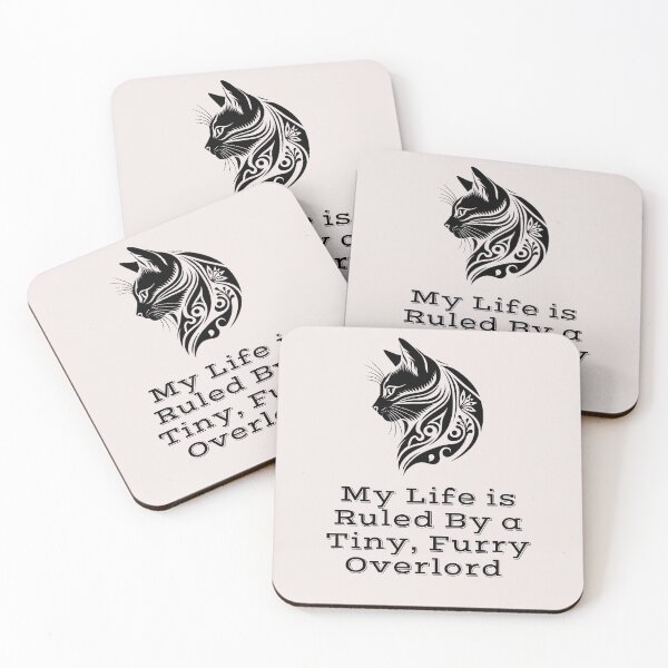 Item preview, Cat Art Life Is Ruled By a Tiny Furry Overlord designed and sold by Cheeeeky.