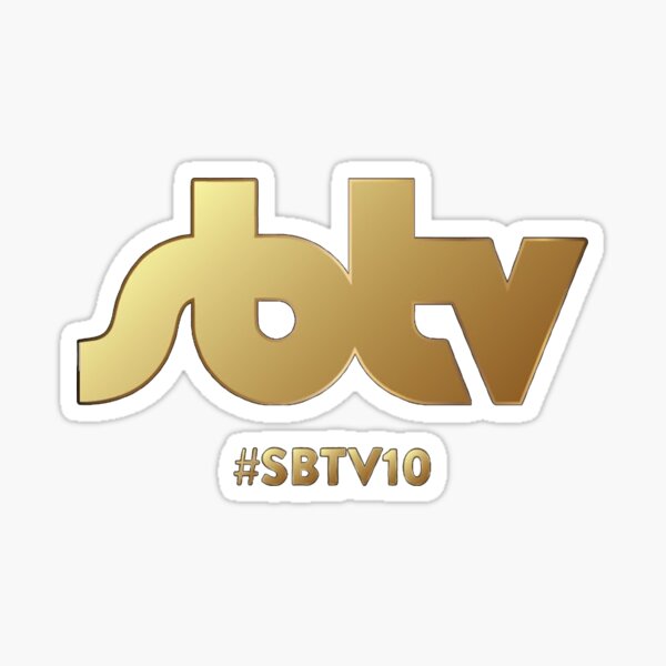 Sbtv Gold 10 Years Sticker For Sale By Dariodeloof Redbubble