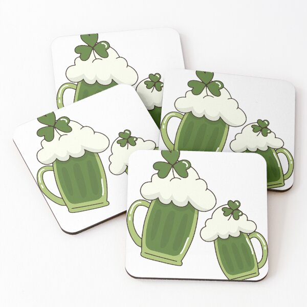 Aperçu de l'œuvre Bière et trèfle, St Patricks Day créée et vendue par ZaCrea.