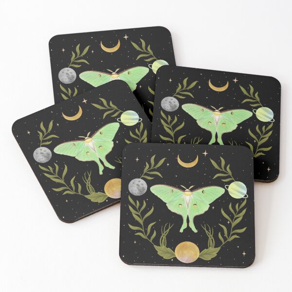 Item preview, Cottagecore Celestial Luna Moth Moon Butterfly Aesthetic designed and sold by Groovy11.