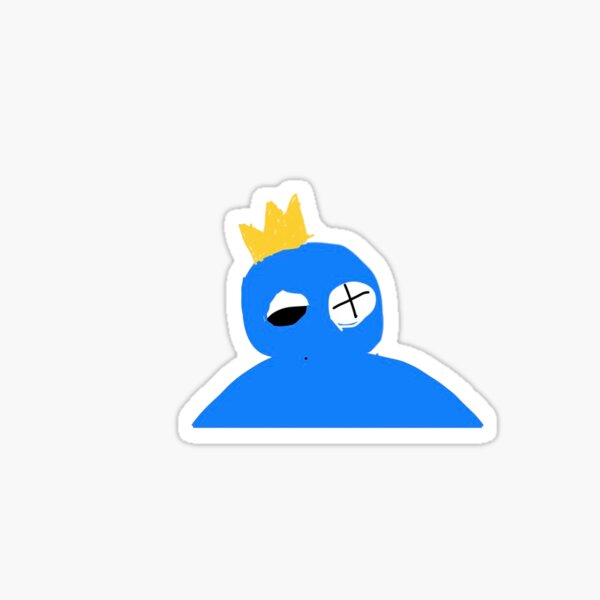 Blue Rainbow Friends Roblox Stickers for Sale