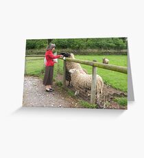 Don't feed the Animals! Greeting Card