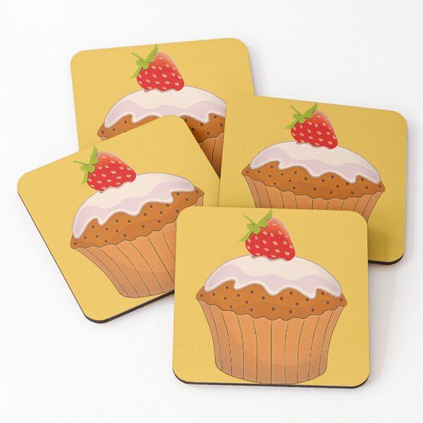 Item preview, Cupcake Muffin Strawberry designed and sold by Gile-Shop.