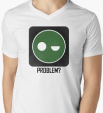 Superintendent PROBLEM? Men's V-Neck T-Shirt