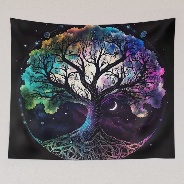 Item preview, Cosmic tree of life designed and sold by AkaArtGenerator.