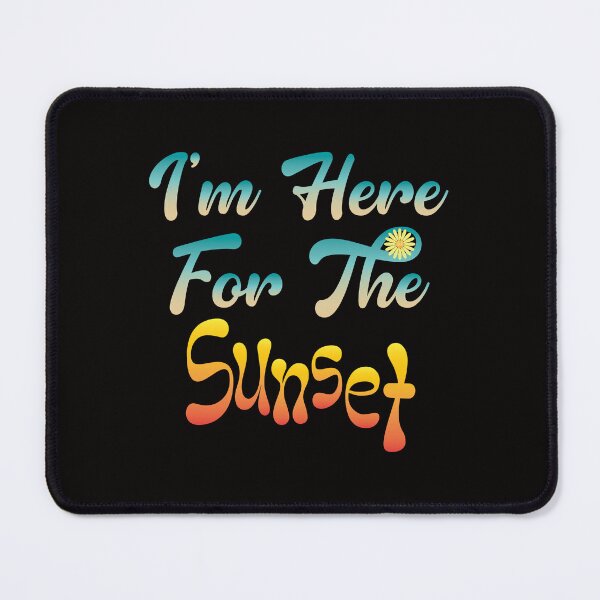 Item preview, Im Here For The Sunset Sweatshirt, Black, by DAM Creative, designed and sold by DAM Creative ⭐⭐⭐⭐⭐.