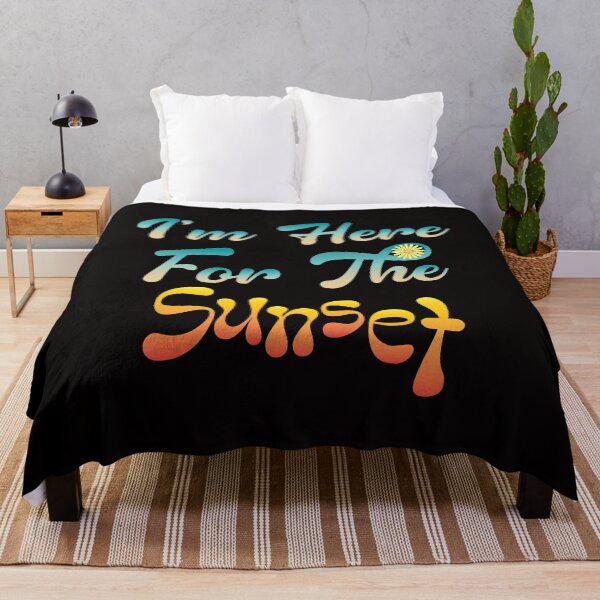 Item preview, Im Here For The Sunset Sweatshirt, Black, by DAM Creative, designed and sold by DAM Creative ⭐⭐⭐⭐⭐.