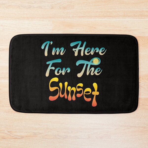 Item preview, Im Here For The Sunset Sweatshirt, Black, by DAM Creative, designed and sold by DAM Creative ⭐⭐⭐⭐⭐.