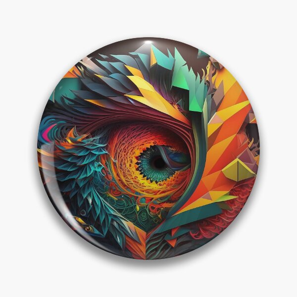 Item preview, Insanely Colorful Geometric Abstract Artwork designed and sold by EnzoZs.