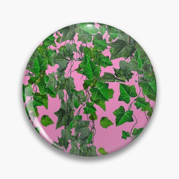 Item preview, HANGING GREEN IVY HOUSE PLANT PINK ART designed and sold by sharlesart.