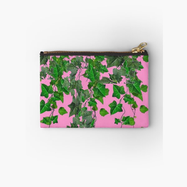 Item preview, HANGING GREEN IVY HOUSE PLANT PINK ART designed and sold by sharlesart.