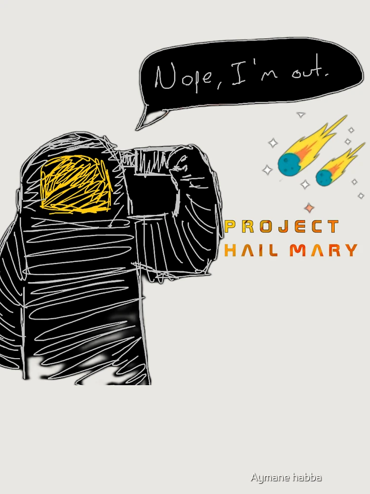 Thumbnail 6 of 6, Premium Oversized Sweatshirt, Project hail Mary ⭐⭐⭐⭐⭐ designed and sold by Aymane habba  ⭐⭐⭐⭐⭐.