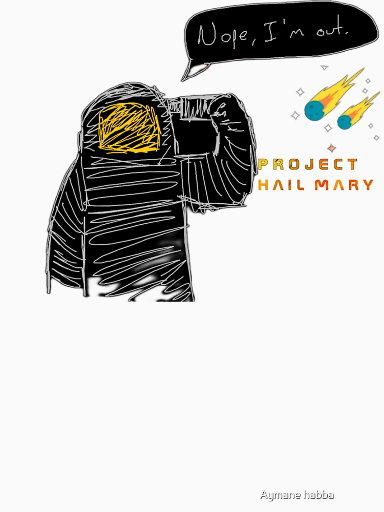 Thumbnail 4 of 4, Premium T-Shirt, Project hail Mary ⭐⭐⭐⭐⭐ designed and sold by Aymane habba ⭐⭐⭐⭐⭐.