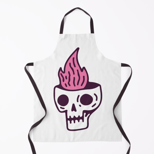 Item preview, skull head with fire designed and sold by HopAbernathy.