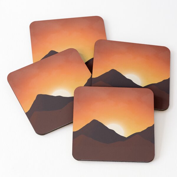 Item preview, Mountain range sunrise designed and sold by mia-alice85.
