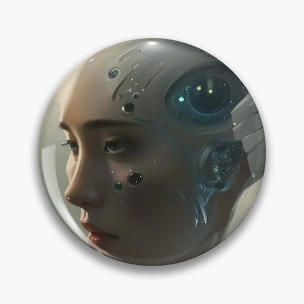 Item preview, Cyborg with Giant Eye designed and sold by UglyAIArtwork.