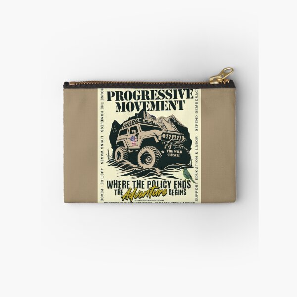 Item preview, PMD00569 Progressive Movement Designs Off Road Vehicle Where Policy Ends Adventure Begins for progressive Democrats and Bernie Sanders supporters up to the challenges with 12 policy goals designed and sold by ProgressiveLeft.