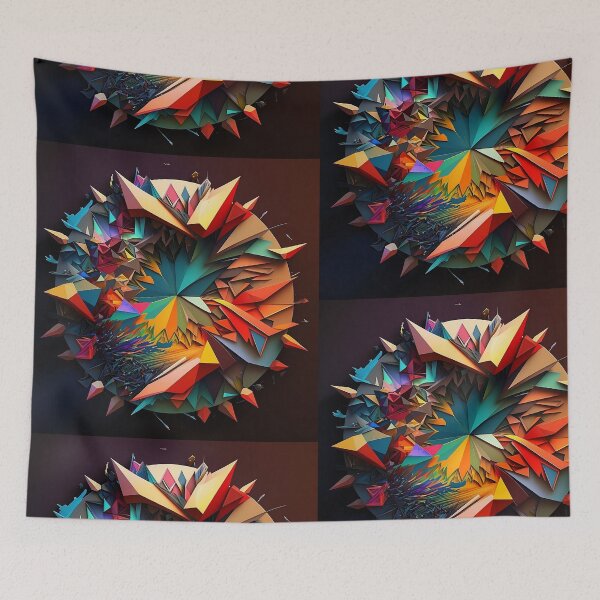 Item preview, Colorful Geometric Abstract Design with Intricate Details designed and sold by EnzoZs.