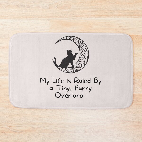 Item preview, Cat in the Moon My Life Is Ruled By a Tiny Furry Overlord  designed and sold by Cheeeeky.
