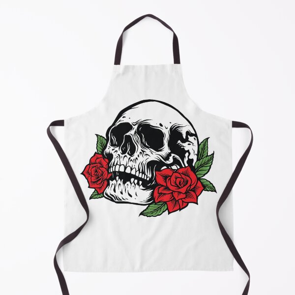 Item preview, Spooky Skull With Red Roses designed and sold by widianeworld.