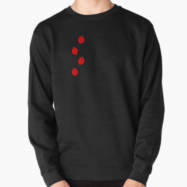 Red & Black Ladybug Pullover Sweatshirt